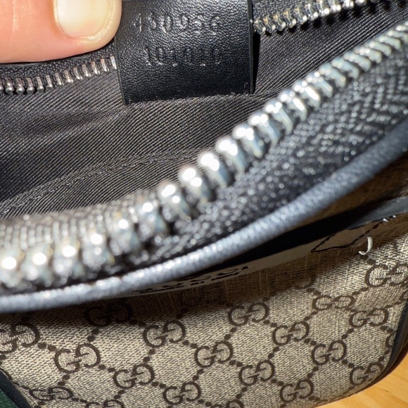 gucci gg supreme double web belt bag - Picture 3 of 4